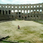 Pula arena almost empty